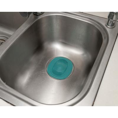 China Anti Clogging Silica Gel Kitchen Sink Bathroom Insert Floor Drain Filter for sale