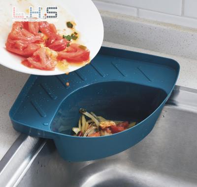 China Viable Portable Storage Basket Kitchen Baskets Fruit Dish Soup Drain Strainer Kitchen Hanging Vegetable Basket for sale