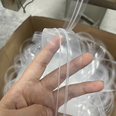 China PE Easy Open Press Lock Waterproof Plastic Zipper Vacuum And Seal Double Way Vacuum Packs Plastic Zipper for sale