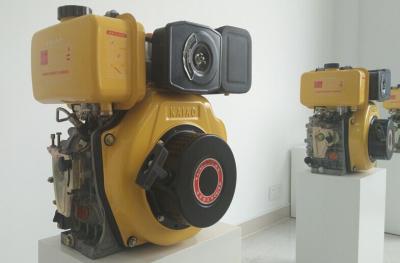 China Air Cooled Little Diesel Engine , Powerful Single Cylinder Marine Engine for sale