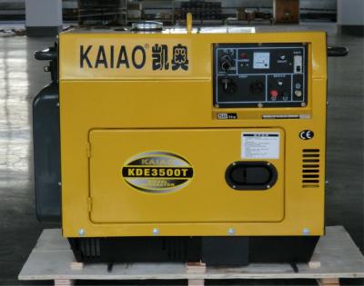 China 3KW Small Silent Generator , Standby Diesel Powered Portable Generator for sale