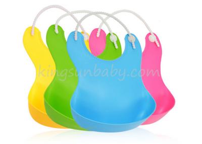 China Waterproof Soft Baby Care Products Personalized Baby Bibs With Adjustable Neckband for sale