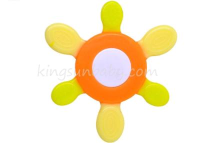 China Multi Colors Rattle Silicone Teether Safe For Baby Soft Material For Baby Gums for sale