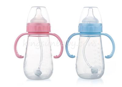 China Newborn Silicone Baby Bottle 5 Oz / 6 Oz With Design Properly Fit Babies' Mouth for sale