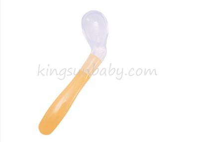 China Strong R&D Ability Curved Handle Baby Spoon Reliable Safe SGS Quality Control for sale