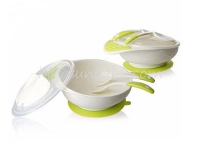 China Baby Suction Bowls For Toddlers 15cm X 9cm Size , Baby Cutlery Set Disposable for sale