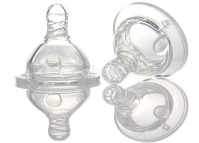 China Safe Baby Bottle Nipple With 100% Liquid Silicone Rubber Nipple S / M / L Optional for sale