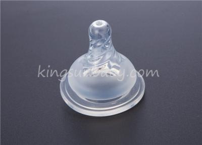 China Natural Fast Flow Baby Bottle Nipple With 100% Non Toxic Odorless Silicone for sale