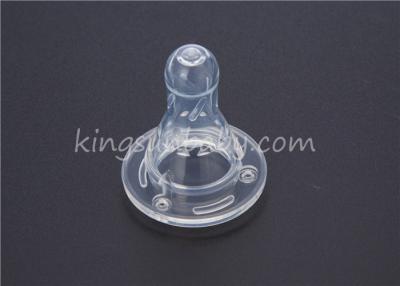 China Standard Neck Baby Bottle Nipple Food Grade Silicone Feeding Nipple Non-toxic for sale