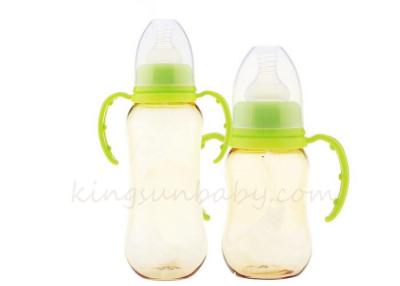 China 120ml 150ml Standard Neck PPSU Baby Bottle With Handle , BPA Free Baby Soother for sale