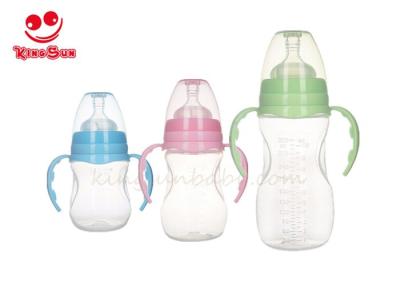 China Einfacher Griff-Entwurfs-geben breite Hals-Baby-Flasche BPA mit 5oz/6oz/8oz/10oz frei zu verkaufen