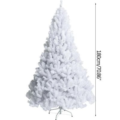 China Cheap Outdoor Black Red PVC PE PVC PE White PET Artificial Christmas Tree Decoration Outdoor Christmas Decoration Lighting PVC PE for sale