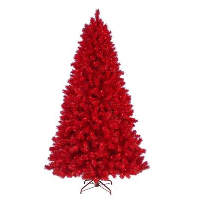 China PVC& PE Fabricated Christmas Trees On A Natural Trunk Home / Party / Holiday / Office / Festival Decoration for sale