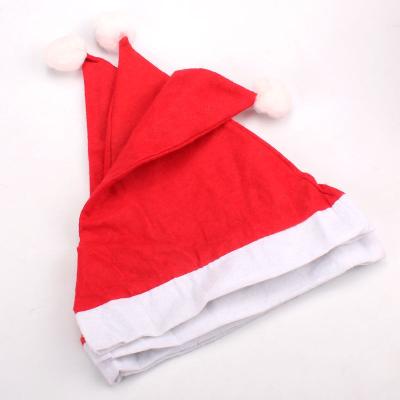 China Fabric One Week Express Free Shipping Door To Door Custom Print Velvet Christmas Hat With Your Logo For Gift And Party for sale