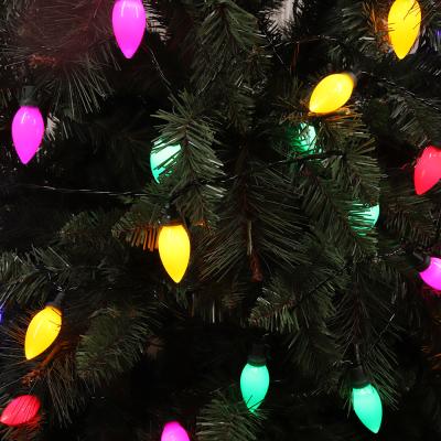 China LED Bulb String Lights Wholesale High Quality Commercial Lighting C9 Bulb Led DC 80 31V 60000 Outdoor Waterproof Warm White Christmas Lights Strawberry for sale