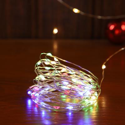 China LED Copper Wire Lighting String Light Led Outdoor Wedding Party String Holiday Lights Flash Light Christmas Decoration Lighting for sale