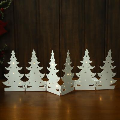 China Modern Xmas Christmas Decoration Supplies Led Night Table Light Tree Lamp Holiday Lighting for sale