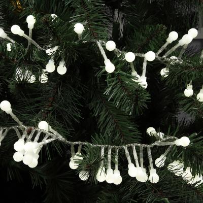 China Waterproof Outdoor Decoration Christmas Decoration Lights, Transformer Powered 3m Garland Led Ball String Lights Fairy for sale