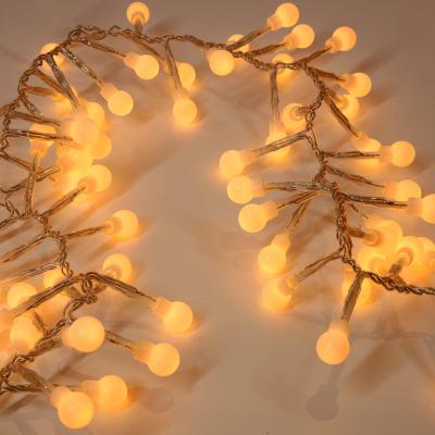 China Modern 3m Outdoor Led Outdoor Led Ball Garland Lights Fairy String Waterproof Lamp 50m Christmas Light Decorations for sale