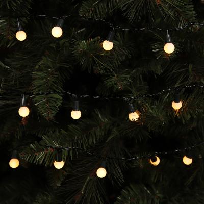 China 8 Modes Modern White Christmas Tree String Lights Wedding Party Holiday Decoration Green Wire String Lights for sale