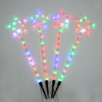 China Outdoor Decoration Christmas Star Lawn Lights Waterproof Led Outdoor Garden Stake Lights Decorative Christmas Light for sale