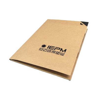 China Custom Printing Packaing Document A4 Presentation Sheets Folder Kraft Cardboard Folder Paper Folder for sale