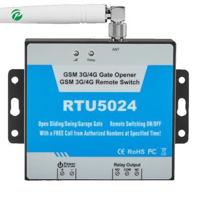 China Modern 4G Gsm Gate Opener RTU5024 Gate Opener Smart Gsm Access Control Gsm Relay Switch For Sliding Doors for sale