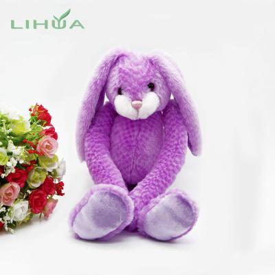 China Soft ; Eco-friendly material; Not afraid of extrusion; Best Valentine Gift Pink Long Ear Convenient Bunny Soft Rabbit Toy Cleaning Plush Toy for sale