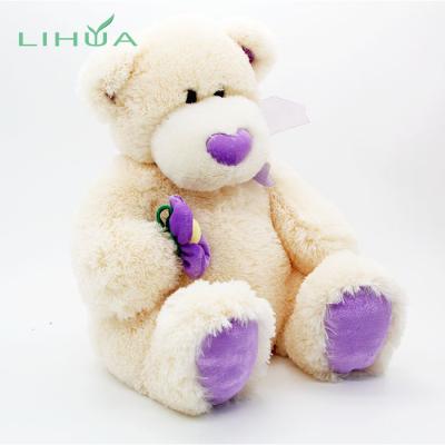 China Soft ; Eco-friendly material; Not afraid of extrusion; PP Cotton Craft Convenient Cleaning Stuffed Funny Plush Toy Jointed Rose Teddy Bear For Kids for sale