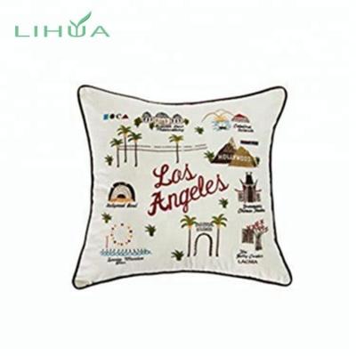 China Baby Art Embroidered Decorative Cushion Bolster Anti-Static Pillow for sale