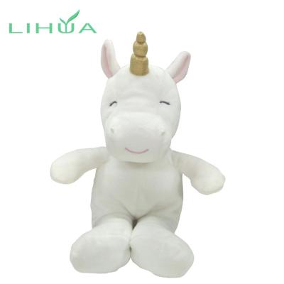 China Soft ; Eco-friendly material; Not afraid of extrusion; Custom Cute Soft Baby Convenient Cleaning Plush Stuffed Unicorn Doll Toy for sale