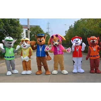 China Polyester Factory wholesale PAW Dog Patrol Mascot Character Animal Dog Cosplay Mascot Costume  Cute Dog Cartoon Mascot Costume for sale