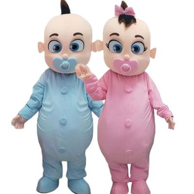 China Party 2023 Cheap Wholesale Cute Baby Mascot Costume Birthday Party Cartoon Boy and Girl Doll Costume for sale