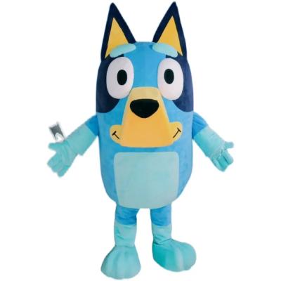 China Polyester Factory OEM Bingo dog Mascot Character Animal Dog Cosplay Mascot Costume Dog Cartoon Mascot Costume For Adult for sale