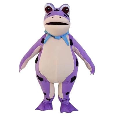 China Party 2023 Factory Direct Commercial Funny Frog Mascot Costumes Best-selling Halloween Cosplay Costume for sale