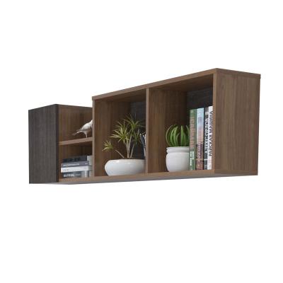 China Wall Mounted Type Simple Bedroom Study Shelf Wall Hanging Small Home Small Bookcase for sale