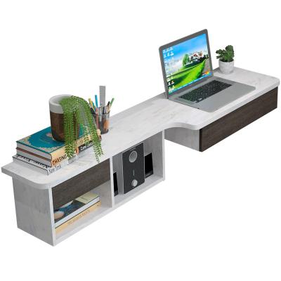 China Simple Nordic Wall Mounted Wall Mounted Computer Desk Household Office Integrated Study Desk for sale