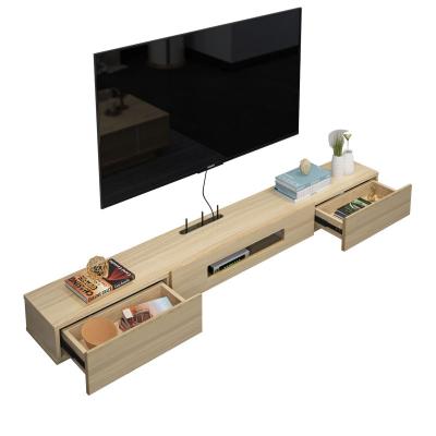 China Living Room Wall Mounted Wall Mounted Nordic Style Small Family TV Cabinet Modern TV Stand for sale