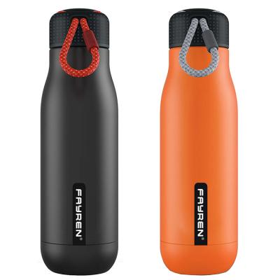 China Wholesale Fayren Leak Proof Double Wall Stainless Steel Vacuum Thermal Sport Viable Sealed Insulated Hot Drinking Water Bottle for sale