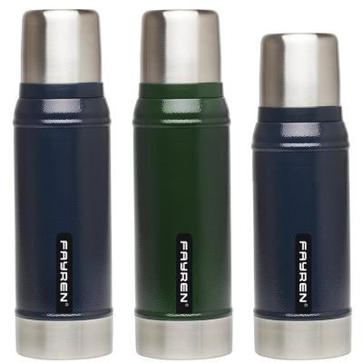 China Durable Double Wall Stainless Steel Thermos Vacuum Flask Water Bottle Keep Hot And Cold Water For 24 Hours for sale