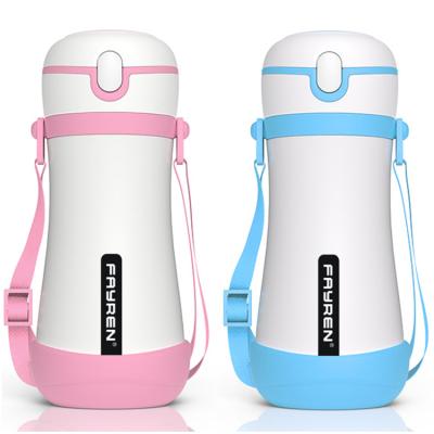 China Viable Most Popular High Quality Baby Safety Cute 304 Stainless Steel Water Bottle For Kids for sale