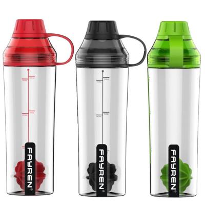 China Young Sustainable Wholesale Fashion Drinking Sports Tritan Material Plastic Water Bottles With Handle for sale