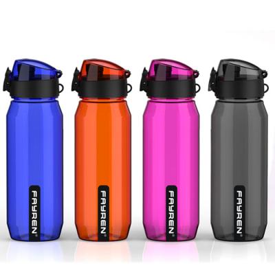 China Sustainable Portable Outdoor Kids Sports Plastic Water Bottle Reusable Drinking Tritan Bottle for sale