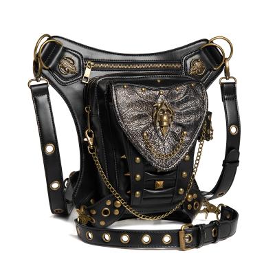 China Motorcycle & Tactical Biker Steampunk Multiback Pussy Pack Shoulder Bag Satchel Man Pack Clips Waist Cross - Body Bags for sale