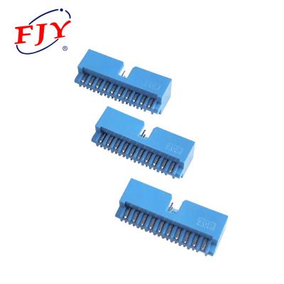 China PBT+30% Blue PBT+30% Pitch 2.0 Box Header IDC Connector Socket Dual Array 2x10pin Socket 20PIN Connector for sale