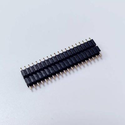 China Plastic Straight Type PCB Connector 1.27mm Pitch Single Row 16p Pin Header Double Row Connectors For PCB for sale