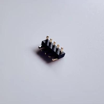 China PC1.2mm 1 to 50 Pitch UL94V-0 1.27 Pin Header Single Row Right Angle Type PA1.5mm PA6T+30% Pins for sale