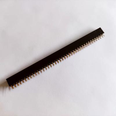 China H7.1mm Header 2.54 Plastic Straight Female Pitch 4 Pin 80 Pin Straight DIP Dual Row H7.1mm Connector for sale