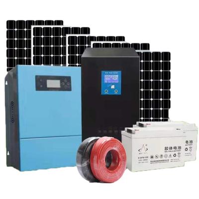 China Home Solar Power System Home On Grid 10 Kw Silver Ordinary Solar System for sale