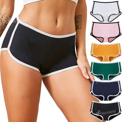 China Wholesale Anti-Static Underwear Boyshort Cotton Boxer Briefs Legging Briefs Pants Stretches Pure Cotton Sports Shorts For Girls for sale